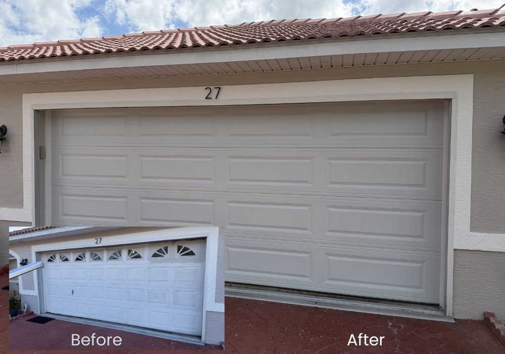 Garage Door Installation Palm Coast Before After (1)