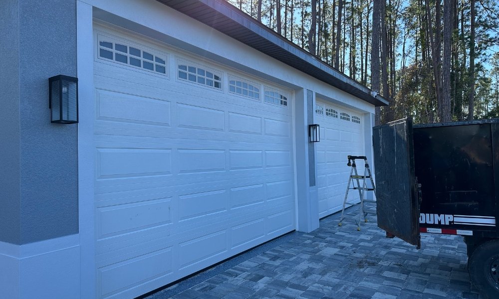 Modern Hurricane-Rated Garage Door Installation in Palm Coast, FL